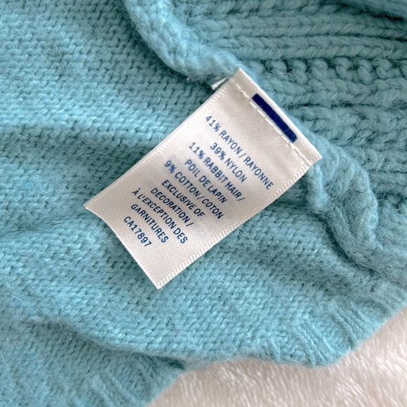 Girls Cotton Angora Blend Wrap Sweater Size XS 4 - Picture 5 of 6